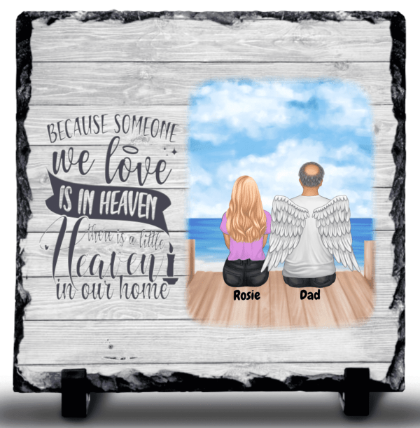 A Little Heaven In Our Home Rock Slate